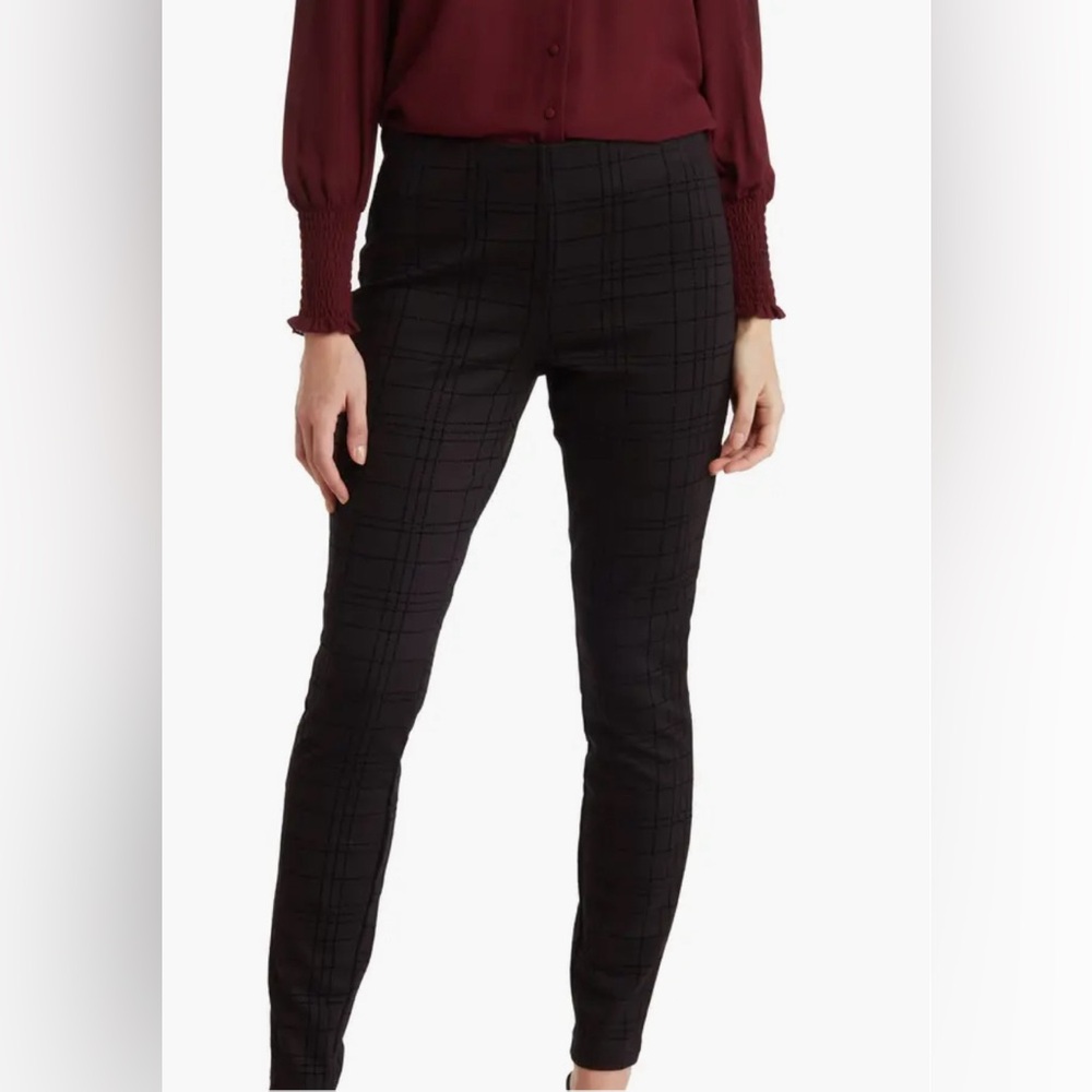 SALE‼️NWT Nanette Lepore Women's Black Plaid Pants Medium